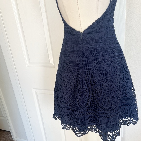Lovers + Friends Orchard Navy Mini Dress - Picture 8 of 10